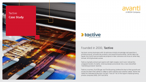 Avanti case studies - Tactive